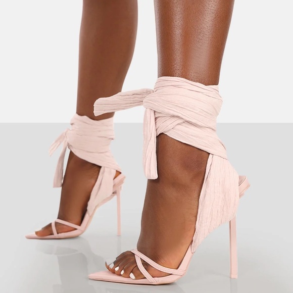 Public Desire Brunchin wrap ankle heel sandals - Picture 2 of 9
